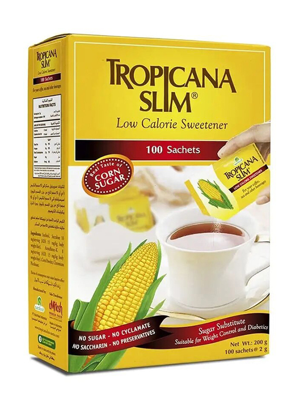 Tropicana Slim Low Calorie Sweetener, 100 Sachets