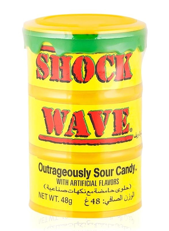 Shock Wave Outrageously Sour Candy with Artificial Flavour, 48g