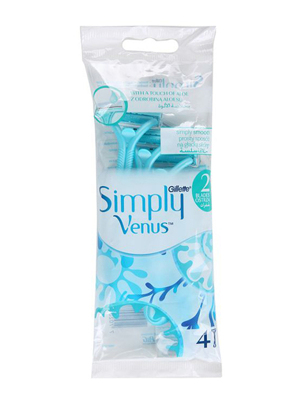 Gillette Simply Venus Razor, 4 Pieces