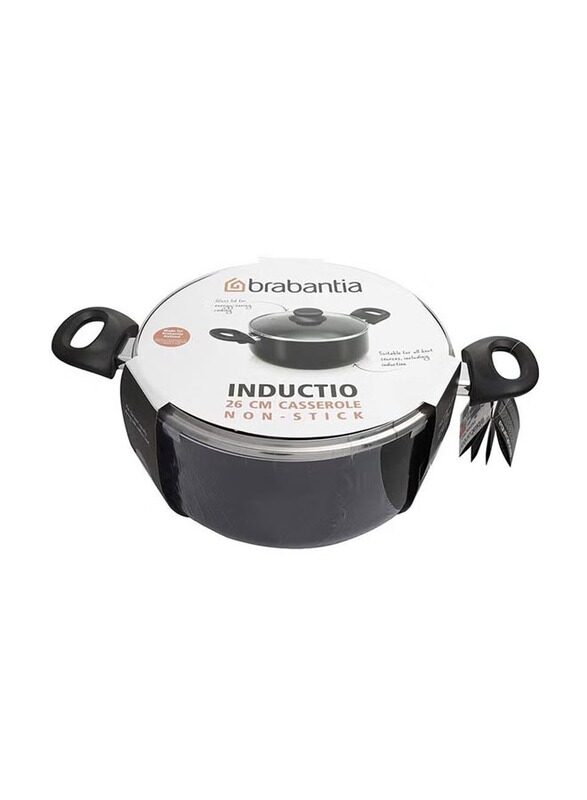 

Brabantia Black Non Stick Inductio Casserole, 26cm