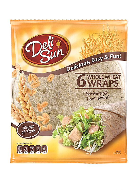 

Deli Sun Weat Wrap with Bran, 6 Pieces, 360g