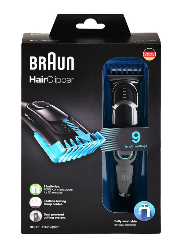 Braun Hair Clipper, HC5010, Black