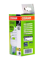 Osram T3 Twist Energy Saving Lamp, 23W, White