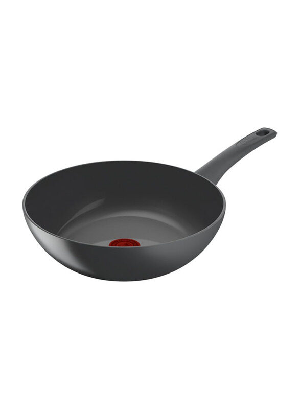 

Tefal 28cm Renewal Ceramic Wok Pan, 28 x 28, Black