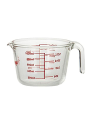 Sunray 250ml Heat Resistant Borosilicate Glass Measuring Cup, Srmc250, Clear