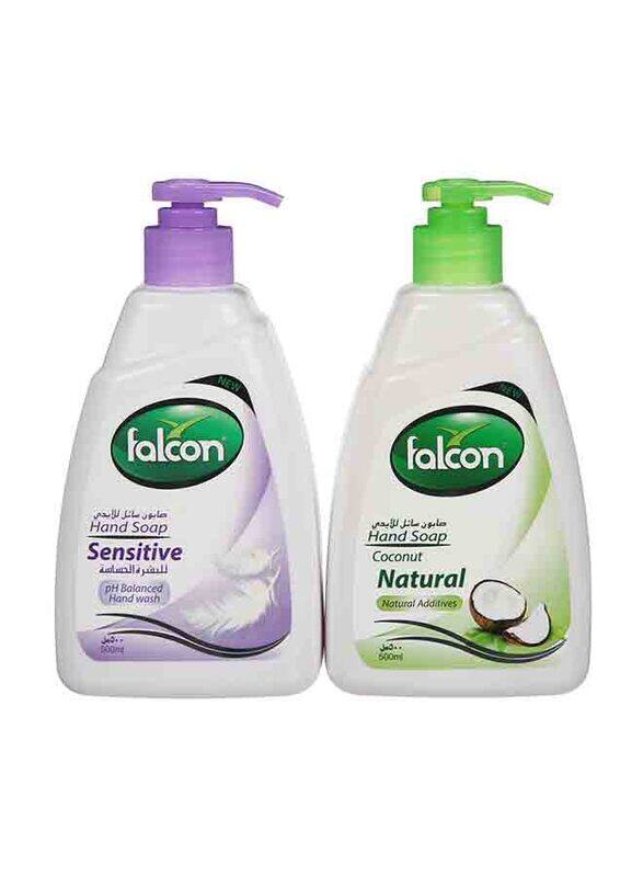 

Falcon Natural and Sensitive Hand Soap - 500ml + 500ml