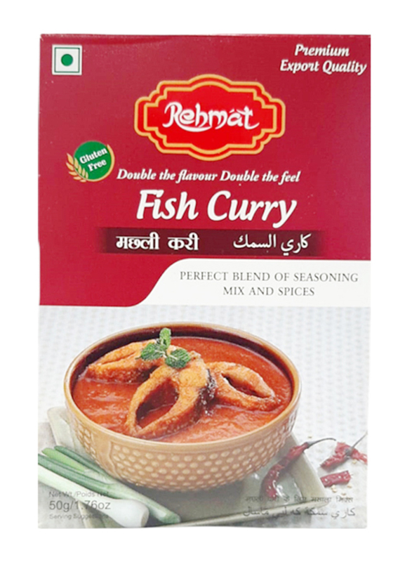 Rehmat Fish Curry Masala Seasoning Mix, 50g