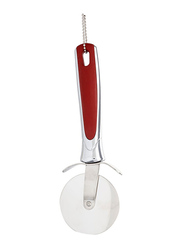 Aura Stainless Steel Pizza Cutters, Red/Silver