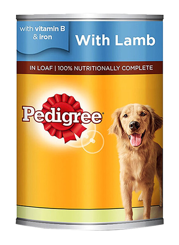 Wet pedigree dog store food