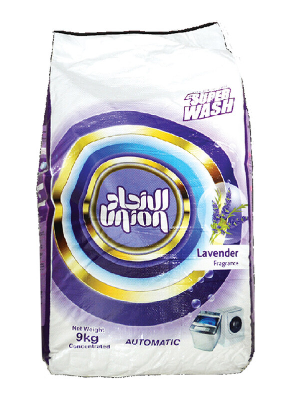 

Union Lavender Powder Detergent, 1 Piece, 9 Kg