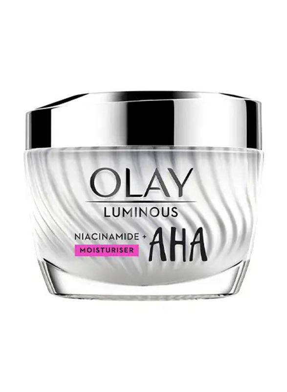 Olay Luminous Niacinamide + AHA Face Cream Moisturizer, 50gm