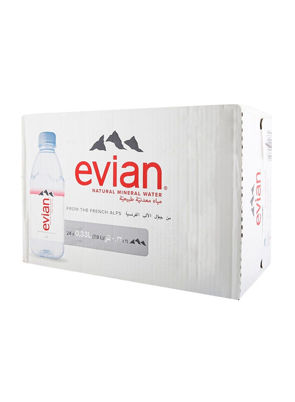 

Evian Natural Mineral Water, 24 x 330ml