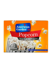 American Garden Sea Salt & Pepper Microwave Popcorn, 3 x 91g