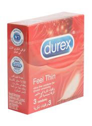 Durex Feel Thin Condoms, 3 Pieces