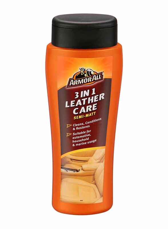 Armor All 250ml 3-in-1 Leather Care Car Cleaner, Orange