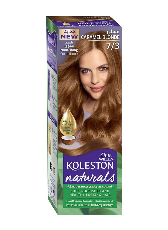 

Wella Koleston Naturals Hair Colour, 7/3 Caramel Blonde