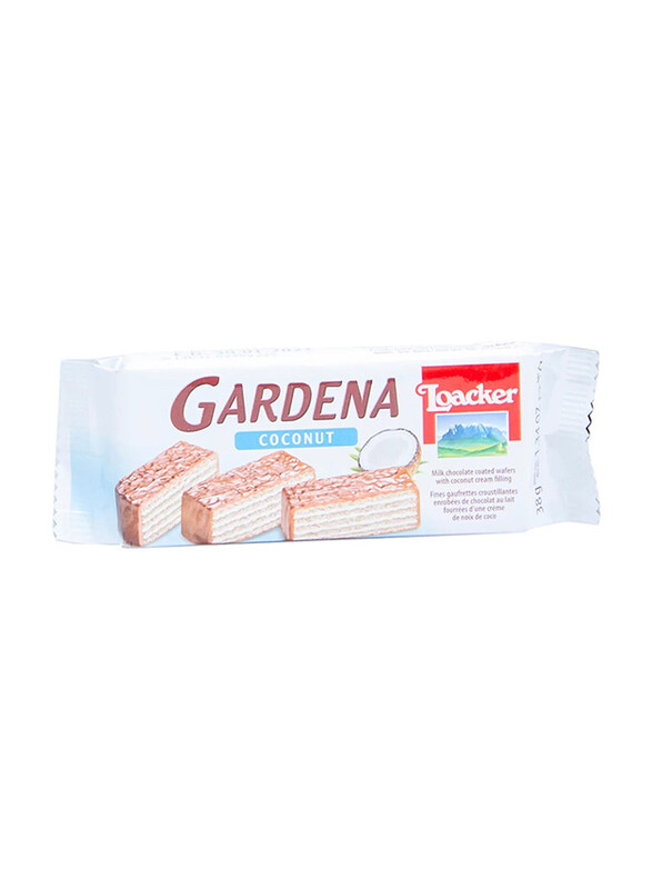 

Loacker Gardena Coconut Wafer Biscuits, 38g
