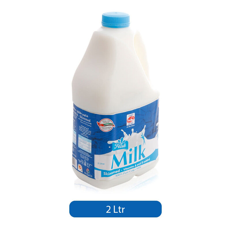 

Al Ain Skimmed Fresh Milk, 2 Liters