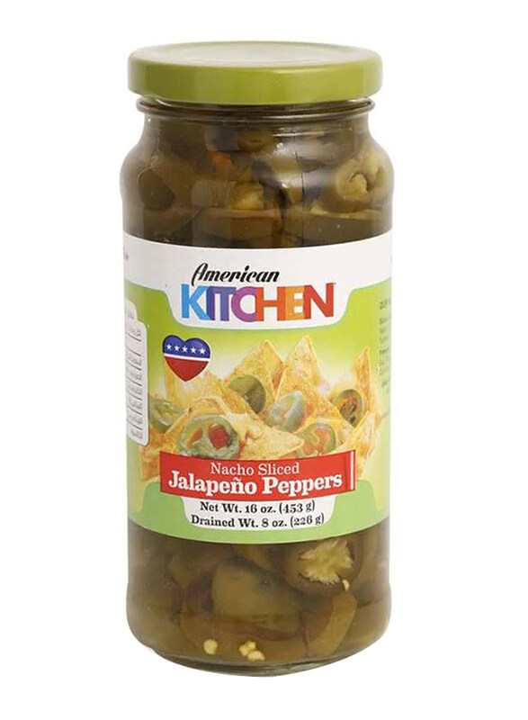 

American Kitchen Sliced Jalapeno, 453g