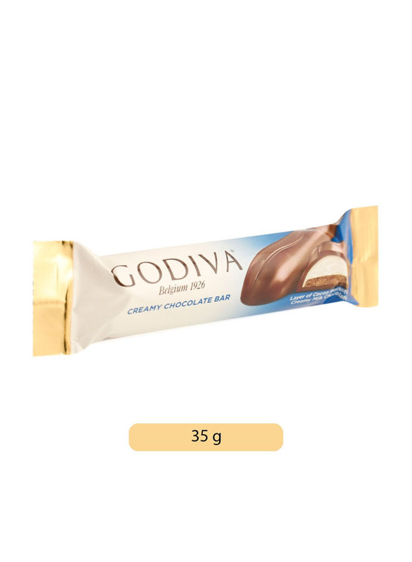 Godiva Creamy Chocolate Bar, 1 Piece x 35g