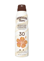 Hawaiian Tropic Sun Screen Clear Spray Weight Less Hydration SPF 30, 170gm