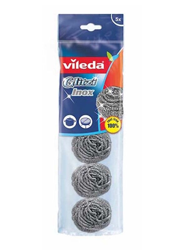 Vileda Inox Scouring Spiral, 5 Pieces