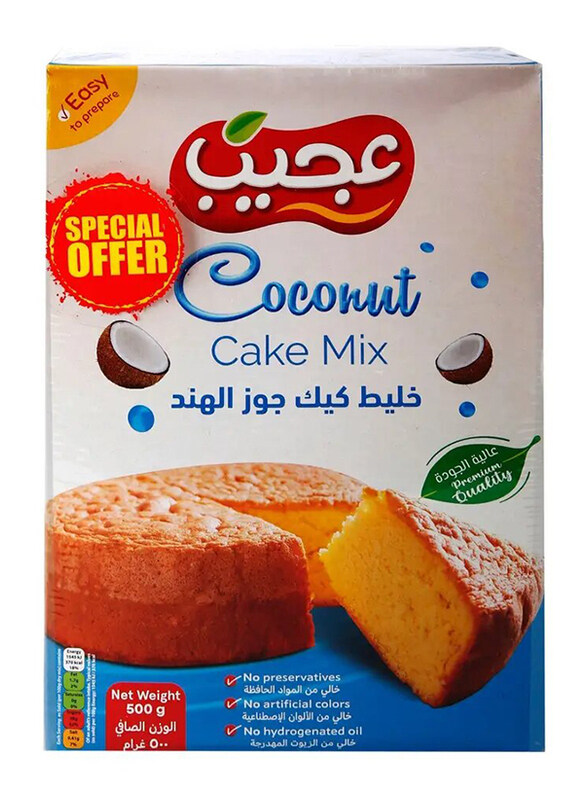 

Ajeeb Coconut Cake Mix, 2 x 500 G