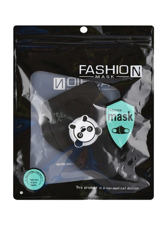 

Fashion Kids Face Mask, Black, 1 Piece