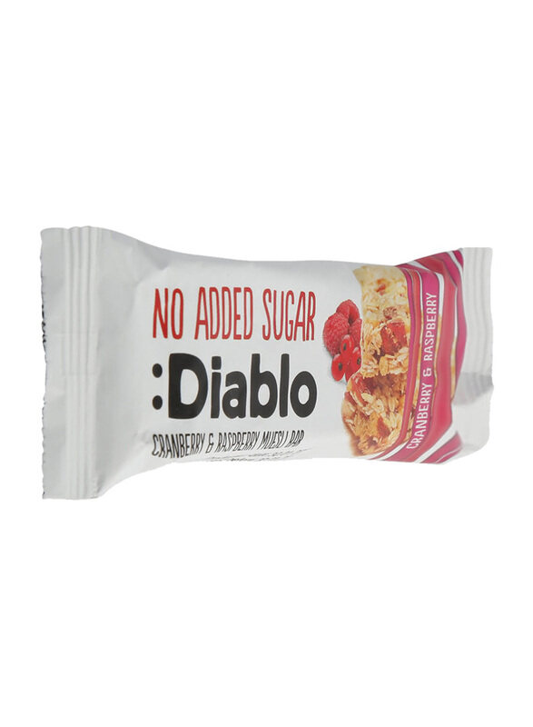 

Diablo Cranberry & Raspberry Muesli Bar, 30g