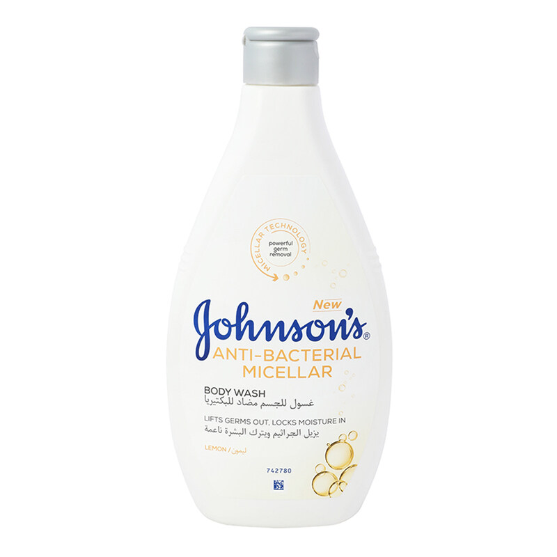 

Johnson & Johnson Anti-Bacterial Micellar Body Wash Unisex, 400ml