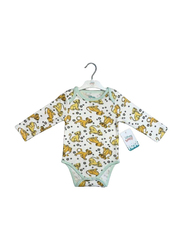 Disney Boysuit Baby Boy Simba 22 Long Sleeve, Brown/White