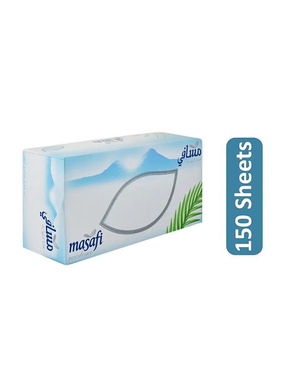 Masafi Pure Soft Care Face Tissues, 150 Sheets