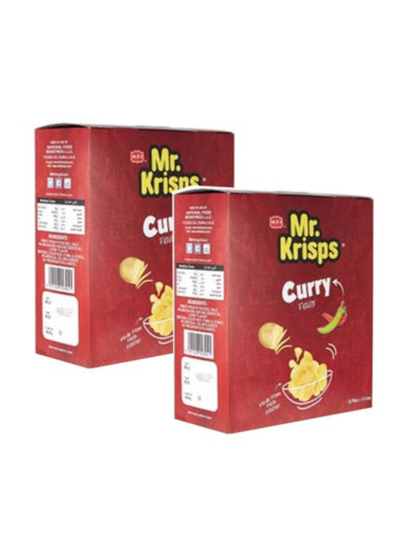 

Mr.Krisps Potato Chips Curry Flavour, 25 x 15g