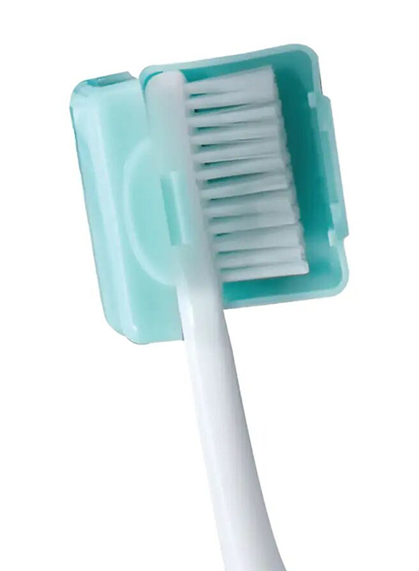 Protector Antiviral & Antibacterial Toothbrush for Kids Extra Soft Bristles, White/Blue