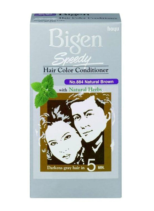 

Bigen Speedy Natural Hair Color Conditioner - 80 gm - 884 Natural Brown