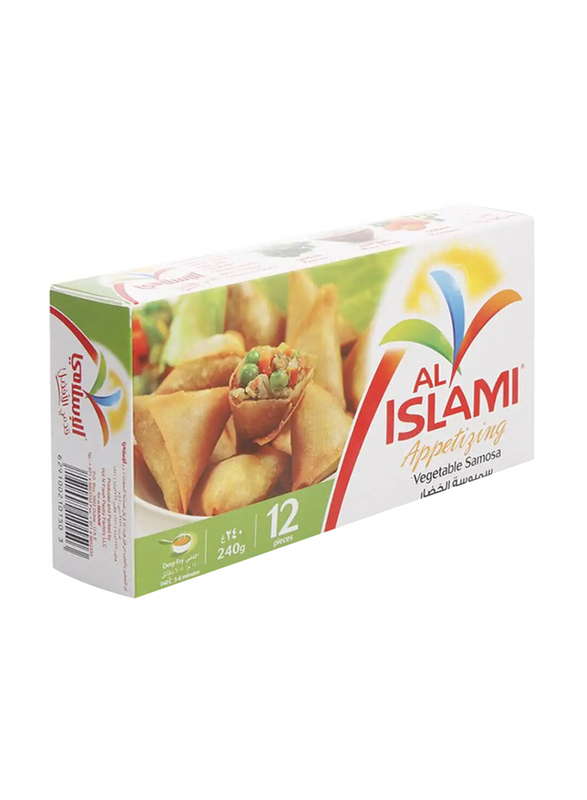 Al Islami Appetijing Vegetable Samosa, 12 Pieces, 240g