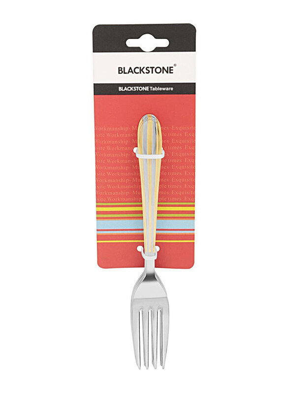 Blackstone 6-Piece Stainless Steel Fork Set, Silver/Gold