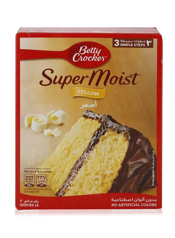 

Betty Crocker Cake Super Moist Yellow, 500g