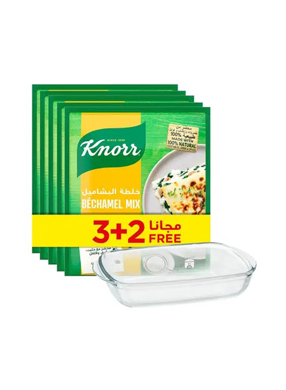 

Knorr Bechamel, 5 x 75g + Free Pot