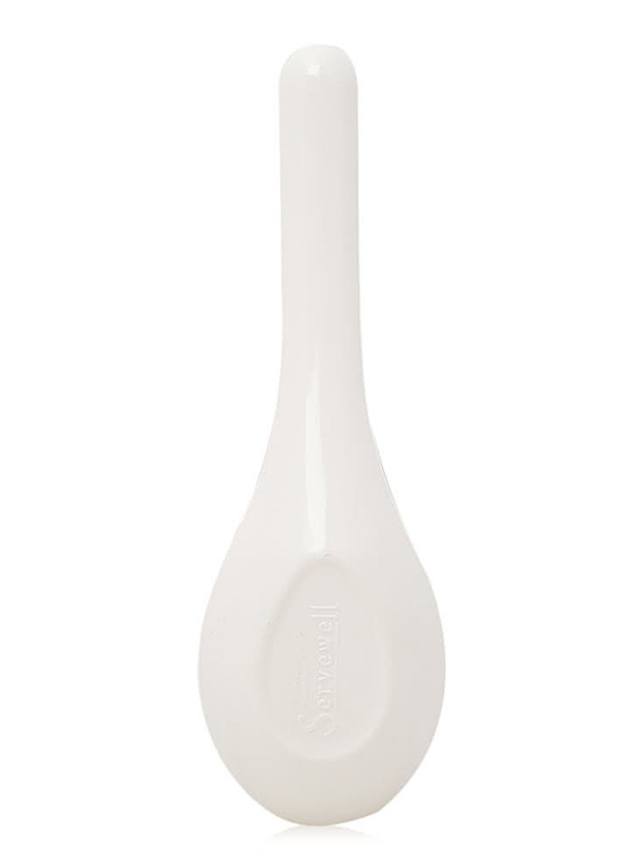 Servewell 13.5cm Living Rose Soup Spoon, White