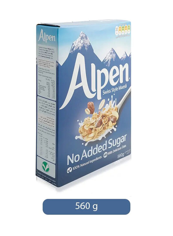 Alpen No Added Sugar Swiss Style Muesli - 560 g