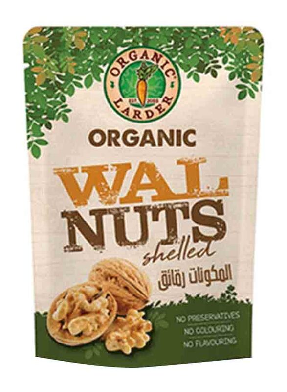 Organic Larder Shelled Walnuts, 100g