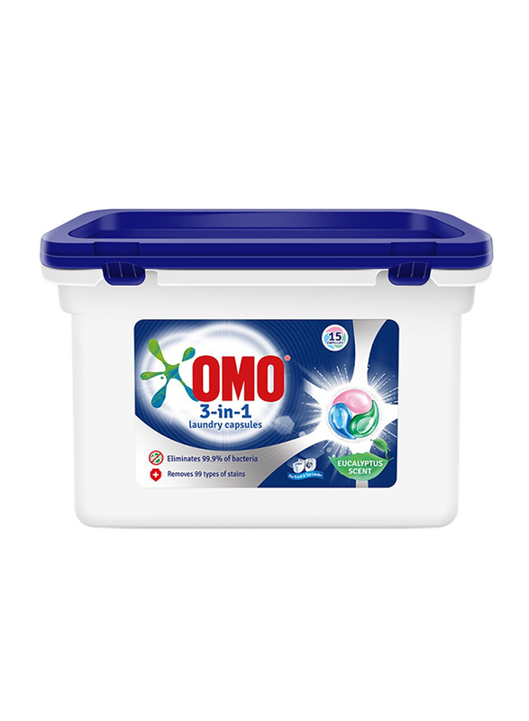 Omo 3 In 1 Pods Detergent Landry Capsules, 225g