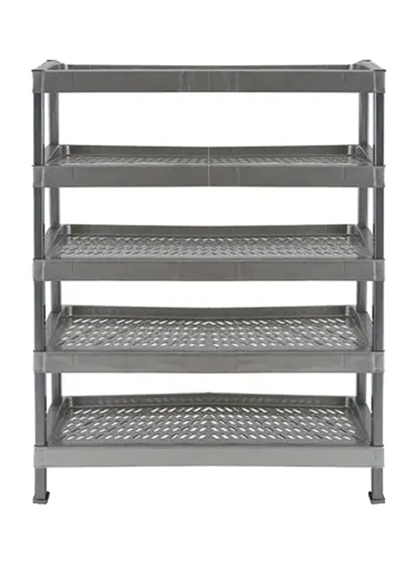 Lion Star A-55 Maxi Shoes Rack 5 Shelf, Grey