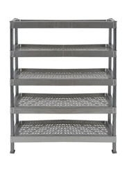 Lion Star A-55 Maxi Shoes Rack 5 Shelf, Grey