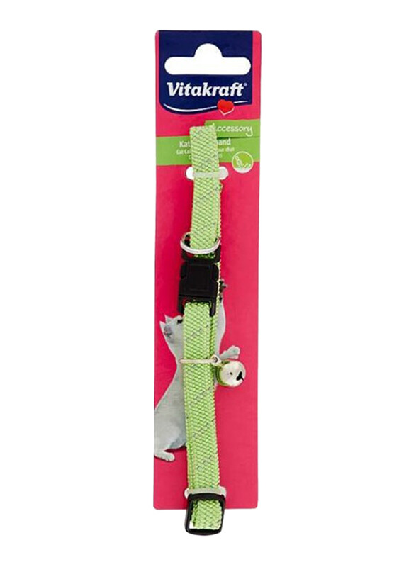 

Vitakraft Reflective Nylon Cat Collar, Green