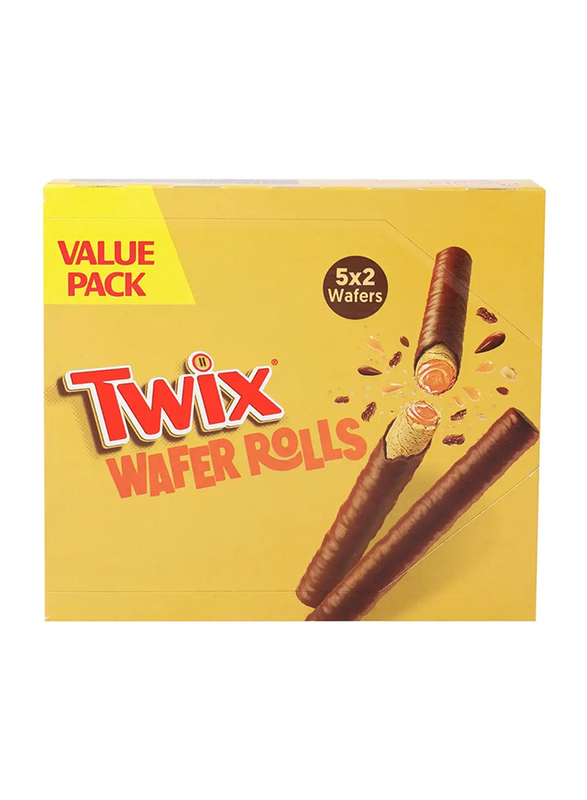 Twix Caramel Wafer Rolls, 5 x 22.5g