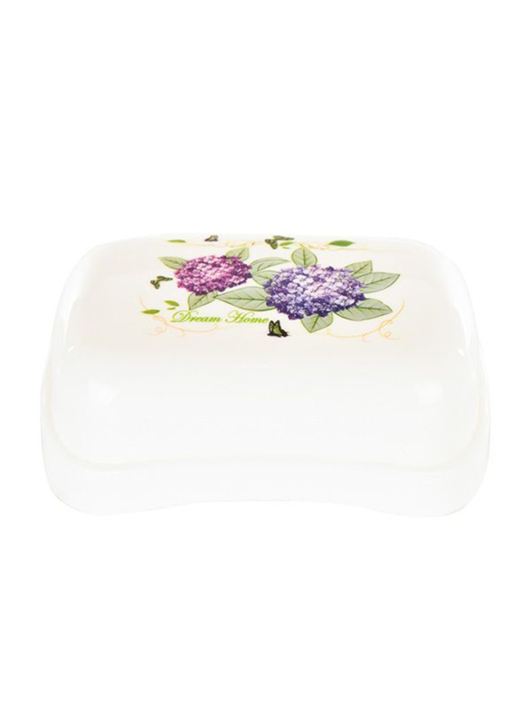 Sweet Home Soap Dish, White