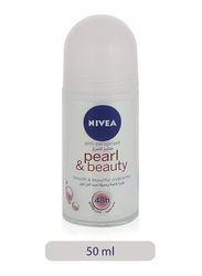 Nivea Pearl & Beauty Anti-Perspirant Deodorant Roll-On for Women, 50ml