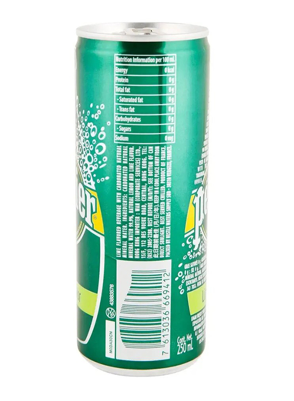 Source Perrier Lime Flavor Sparkling Water - 250ml